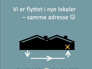 Vi åbner på mandag!