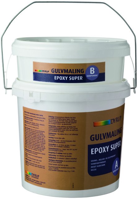 Epoxymaling til gulv. Køb epoxy gulvmaling til betongulv – Spar 20%